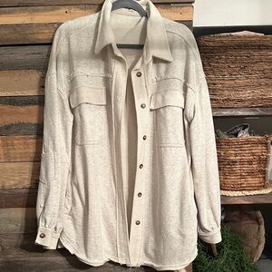 Pol …  Button-Up Shirt Jacket